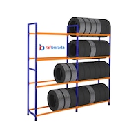 Rafburada Rafburada® 4 Katlı Lastik Rafı, Lastik Istifleme Rafı. Rafburada Rafburada® 4 Katlı Lastik Rafı, Lastik Istifleme Rafı.