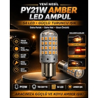 Py21w 93 Tip 54 Led Turuncu Amber Ampul 1 Adet 12v Sinyal Stop Fren Amerikan Park Lambası Py21w 93 Tip 54 Led Turuncu Amber Ampul 1 Adet 12v Sinyal Stop Fren Amerikan Park Lambası