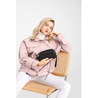 Smart Bags Minik Boy Su Geçirmez Krınkıl Kumaş Telefon Ve Postacı Çantası Siyah Smart Bags Minik Boy Su Geçirmez Krınkıl Kumaş Telefon Ve Postacı Çantası Siyah