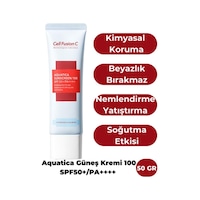 Cell Fusion C Aquatica Nemlendirici Yüksek Koruyucu Tüm Cilt Tipleri Için Güneş Kremi 100 Spf50 /pa 50 G Cell Fusion C Aquatica Nemlendirici Yüksek Koruyucu Tüm Cilt Tipleri Için Güneş Kremi 100 Spf50 /pa 50 G
