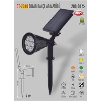 Cata Ct-7310 7w Yeşil Işık Solar Güneş Enerjili Bahçe Aydınlatma Cata Ct-7310 7w Yeşil Işık Solar Güneş Enerjili Bahçe Aydınlatma