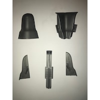 Laminat Parke Süpürgelik Köşe Bağlantı Aparatı 6 CM Antrasit Gri