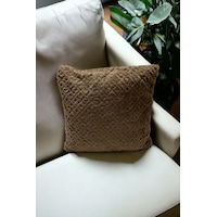 Bohem Dekoratif Yastık Kılıfı Kırlent Kılıfı 43x43 Cm Kahverengi Otantik Dsn Bohem Dekoratif Yastık Kılıfı Kırlent Kılıfı 43x43 Cm Kahverengi Otantik Dsn
