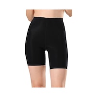 Miss Fit 14001 Lazer Kesim Paçalı Korse Siyah
