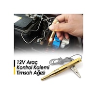 12 v Araç Kontrol Kalemi Timsah Ağızlı 12 v Araç Kontrol Kalemi Timsah Ağızlı