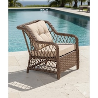 Premium El Örmesi Doğal Rattan Bahçe Ve Balkon Koltuğu Premium El Örmesi Doğal Rattan Bahçe Ve Balkon Koltuğu