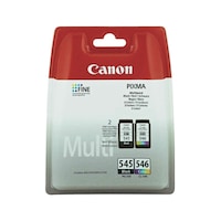 Canon PG-545 ve Cl-546 Renkli Mürekkep Kartuş 2'li Paket Siyah Canon PG-545 ve Cl-546 Renkli Mürekkep Kartuş 2'li Paket Siyah