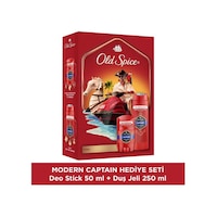 Old Spice Captain Modern Seti Deodorant Stick 50 Ml + Duş Jeli 250 Ml Old Spice Captain Modern Seti Deodorant Stick 50 Ml + Duş Jeli 250 Ml