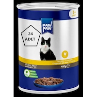 Paw Paw Jöleli Tavuklu Yetişkin Kedi Konservesi 24 x 400 G Paw Paw Jöleli Tavuklu Yetişkin Kedi Konservesi 24 x 400 G