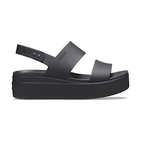 Crocs 206453-060 Brooklyn Low Wedge Kadın Sandalet Siyah Crocs 206453-060 Brooklyn Low Wedge Kadın Sandalet Siyah