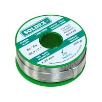 Soldex 1.20 Mm 200 G Kurşunsuz Lehim Teli %99.3 Sn / %0.7 Cu Soldex 1.20 Mm 200 G Kurşunsuz Lehim Teli %99.3 Sn / %0.7 Cu