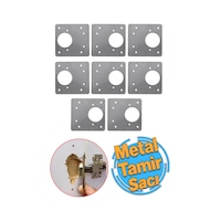 Dolap Kapak Taş Menteşe Tamir Sacı Nobel Pratik Onarım Kiti Yuva Saçı Tablası 8x8.5 Cm 4 Adet Gümüş Dolap Kapak Taş Menteşe Tamir Sacı Nobel Pratik Onarım Kiti Yuva Saçı Tablası 8x8.5 Cm 4 Adet Gümüş