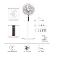 Torima SF-02 Ayaklı 16'' 60 W 3 Kademe 7 Pervaneli Kumandalı Vantilatör Torima SF-02 Ayaklı 16'' 60 W 3 Kademe 7 Pervaneli Kumandalı Vantilatör