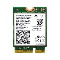 Intel 9560ngw M.2 Wi Fi & Bluetooth Modülü 1.73 Gbps, Dual Band, Bluetooth 5 Intel 9560ngw M.2 Wi Fi & Bluetooth Modülü 1.73 Gbps, Dual Band, Bluetooth 5
