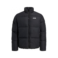 Jack&Jones Max Puffer Erkek Siyah Dik Yaka Mont 12238745-BLK Jack&Jones Max Puffer Erkek Siyah Dik Yaka Mont 12238745-BLK
