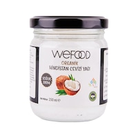 Wefood Organik Hindistan Cevizi Yağı Soğuk Sıkım 150 ML Wefood Organik Hindistan Cevizi Yağı Soğuk Sıkım 150 ML