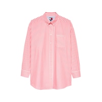 Tommy Hilfiger Tjw Kadın Oversize Pembe Poplin Gömlek-13042 Pembe Tommy Hilfiger Tjw Kadın Oversize Pembe Poplin Gömlek-13042 Pembe