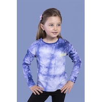 Toontoy Kids Toontoy Kız Çocuk Batik Desenli Tişört Lacivert Toontoy Kids Toontoy Kız Çocuk Batik Desenli Tişört Lacivert
