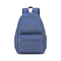 Büyük Boy Laptop Bölmeli Su Geçirmez Krınkıl Kumaş Çanta Mavi Büyük Boy Laptop Bölmeli Su Geçirmez Krınkıl Kumaş Çanta Mavi