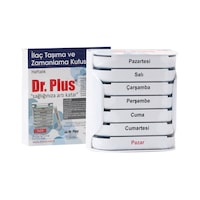Dr Plus Ilaç Hap Saklama Kutusu Haftalık 7X24 Beyaz Dr Plus Ilaç Hap Saklama Kutusu Haftalık 7X24 Beyaz