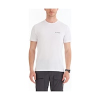 Columbia Cs0354 Csc M Basıc Sm Logo Ls Tee White-white White Columbia Cs0354 Csc M Basıc Sm Logo Ls Tee White-white White