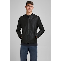Jack & Jones Jjewarner Mont 12182461 Siyah Jack & Jones Jjewarner Mont 12182461 Siyah