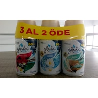 Glade Otomatik Yedek Sprey Tropical + Okyanus Sessizliği + Temizliğin Ferahlığı 3 x 269 ML Glade Otomatik Yedek Sprey Tropical + Okyanus Sessizliği + Temizliğin Ferahlığı 3 x 269 ML