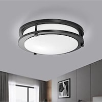 24 Watt, 4000k Soğuk Beyaz Işık Sıva Üstü Led Armatür, Modern Tavan Armatürü, Ledli Tavan Armatürü Siyah 24 Watt, 4000k Soğuk Beyaz Işık Sıva Üstü Led Armatür, Modern Tavan Armatürü, Ledli Tavan Armatürü Siyah