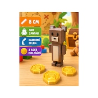 Super Bear Adventure Oynar Eklemli Tekli Figür Seti Bareen,tilki Ve Kutu Çantalı + 3 Fiziksel Gold Oyun Parası Super Bear Adventure Oynar Eklemli Tekli Figür Seti Bareen,tilki Ve Kutu Çantalı + 3 Fiziksel Gold Oyun Parası