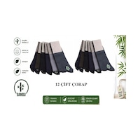 Abani Classic 12 Çift Soket Uzun Çorap Dikişsiz Bambu Terletmez Premium Mevsimlik Lüks Erkek Abani Classic 12 Çift Soket Uzun Çorap Dikişsiz Bambu Terletmez Premium Mevsimlik Lüks Erkek