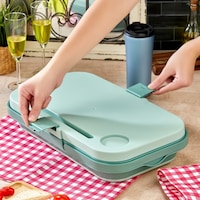 Bigmate Portatif Katlanır Piknik Seti 25lt Silikon Sepetli Masalı Piknik Sepeti Yeşil Bigmate Portatif Katlanır Piknik Seti 25lt Silikon Sepetli Masalı Piknik Sepeti Yeşil