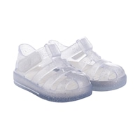 İgor Star Glitter Kız Çocuk Sandalet S10265-209 - Simli Beyaz