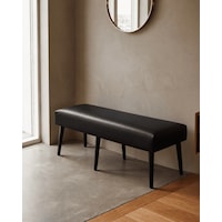 Siyah Deri Bank Bench Oturma Pufu Modern Salon Antre Puf Ayakkabılık Önü Koltuk 40x120 Siyah Deri Bank Bench Oturma Pufu Modern Salon Antre Puf Ayakkabılık Önü Koltuk 40x120