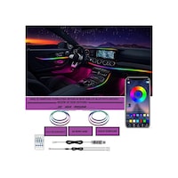 Araç İçi Ambiyans Aydınlatma Sistemi 64 Renk Rgb Led Bluetooth Destekli - Müzik Ve Ses Duyarlı 9" Araç İçi Ambiyans Aydınlatma Sistemi 64 Renk Rgb Led Bluetooth Destekli - Müzik Ve Ses Duyarlı 9"