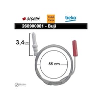 Arçelik Beko Altus Uyumlu Fırın Ocak Çakmak Ateşleme Buji 268900061 Arçelik Beko Altus Uyumlu Fırın Ocak Çakmak Ateşleme Buji 268900061
