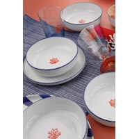 Kütahya Porselen Moderna 4 Parça 15 Cm Kase Coral Paradise Çok Renkli Kütahya Porselen Moderna 4 Parça 15 Cm Kase Coral Paradise Çok Renkli