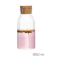 Porsima 2095 Mantar Kapaklı Ve Cam Başucu Sürahisi 950ml
