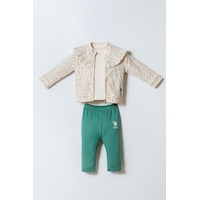 U.s. Polo Assn. Kız Bebek Krem 3lü Takım 5274-50101 Krem U.s. Polo Assn. Kız Bebek Krem 3lü Takım 5274-50101 Krem