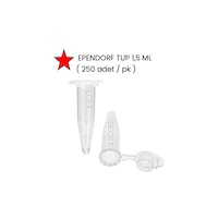 Ependorf Tüp 1,5 Ml, Non Steril 250 Adet / Pk Ependorf Tüp 1,5 Ml, Non Steril 250 Adet / Pk