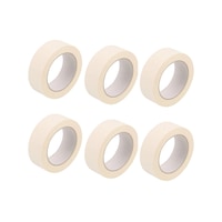 6 Adet Maskeleme Bandı Boya Bandı 24mm X 25m Kağıt Bant 6 Adet Maskeleme Bandı Boya Bandı 24mm X 25m Kağıt Bant