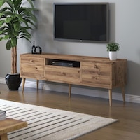 Mbes Mobilya Beyza Ahşap Ayaklı 140 Cm Atlantik Çam Tv Sehbası Mbes Mobilya Beyza Ahşap Ayaklı 140 Cm Atlantik Çam Tv Sehbası