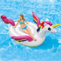 Intex Mega Unicorn Island Tek Boynuzlu At 287cm 57281 Intex Mega Unicorn Island Tek Boynuzlu At 287cm 57281
