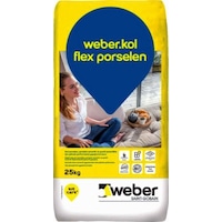 Weber Kol Flex Porselen Gri 25 KG C2 Te Weber Kol Flex Porselen Gri 25 KG C2 Te