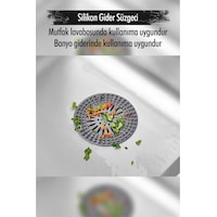 Silikon Lavabo Gideri Süzgeci Çok Renkli Silikon Lavabo Gideri Süzgeci Çok Renkli