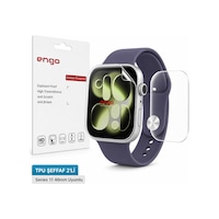 Apple Uyumlu Watch Series 11 46mm Tpu Ekran Koruyucu 2'li Şeffaf Apple Uyumlu Watch Series 11 46mm Tpu Ekran Koruyucu 2'li Şeffaf