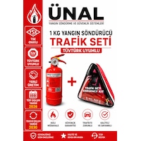 1 Kg Yangın Tüpü Trafik Seti Tüvtürk Uyumlu Tse Onaylı 2026-2030 Dolum Tarihli Araç İçin 1 Kg Yangın Tüpü Trafik Seti Tüvtürk Uyumlu Tse Onaylı 2026-2030 Dolum Tarihli Araç İçin