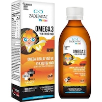 Zade Vital Miniza Omega 3 + Yer Fıstığı Yağı 150 ML Zade Vital Miniza Omega 3 + Yer Fıstığı Yağı 150 ML