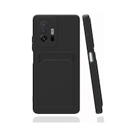Fibaks Mi 11t/mi 11t Pro Uyumlu Kılıf Kamera Korumalı Kartlıklı Cüzdanlı Kırmızı Tuşlu Siyah Silikon Siyah Fibaks Mi 11t/mi 11t Pro Uyumlu Kılıf Kamera Korumalı Kartlıklı Cüzdanlı Kırmızı Tuşlu Siyah Silikon Siyah
