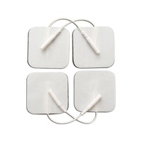 Fizyopol 5 x 5 CM Kablolu Kare Tens Pedi 4'lü Fizyopol 5 x 5 CM Kablolu Kare Tens Pedi 4'lü