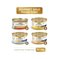 Purina Gourmet Gold Karışık Konserve Yetişkin Kedi Maması 24 x 85 G Purina Gourmet Gold Karışık Konserve Yetişkin Kedi Maması 24 x 85 G